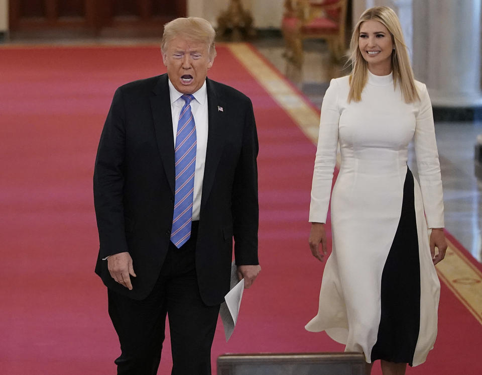 Ivanka has been serving as an advisor to the president since 2017, which has people convinced she also has her eyes on a run for president. Photo: Getty 