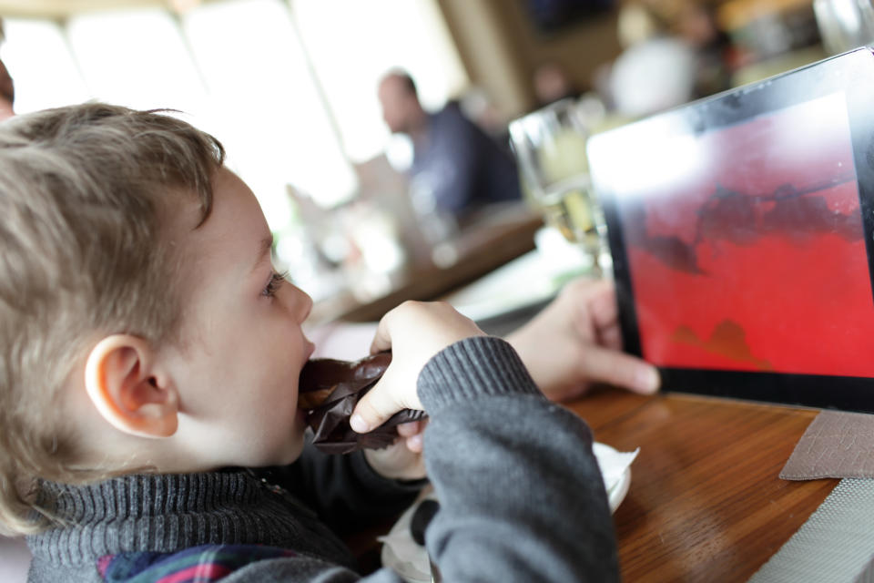 Limiting screen time was another pre-parenting vow that went out the window. (Getty Images)