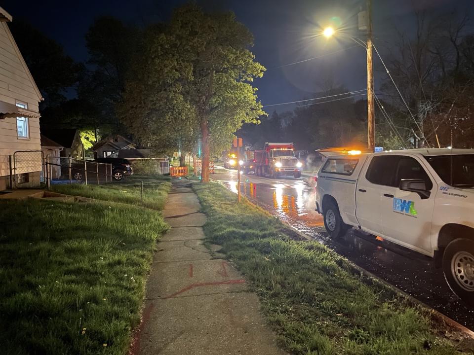 BWL responded to a water line break on Greenlawn AVE and Eaton Rd. (WLNS)