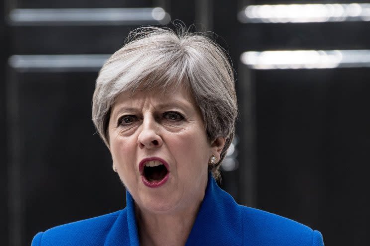 ‘Hated’: Theresa May (Rex)