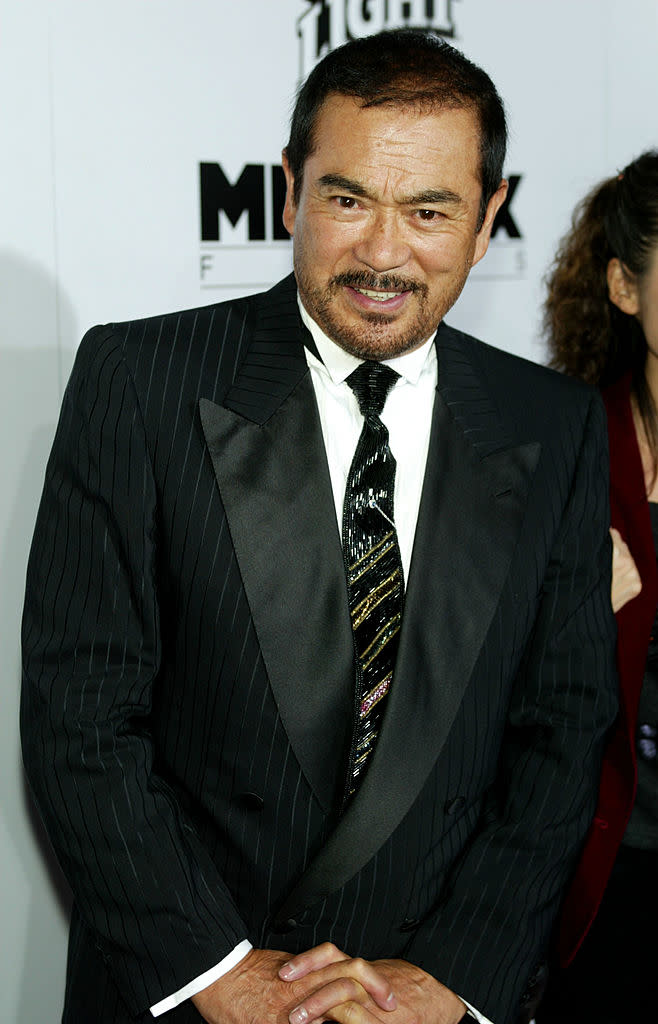 Sonny Chiba attends the premiere of 