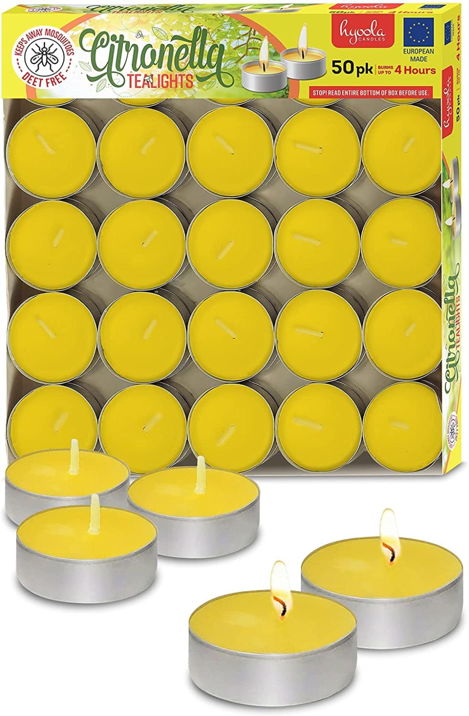 Tealight Citronella Candles
