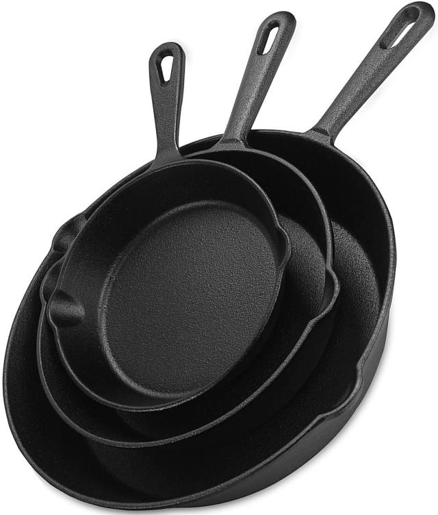 Pit Boss 14 Pre-seasoned Cast Iron Deep Skillet with Lid, 2 Piece