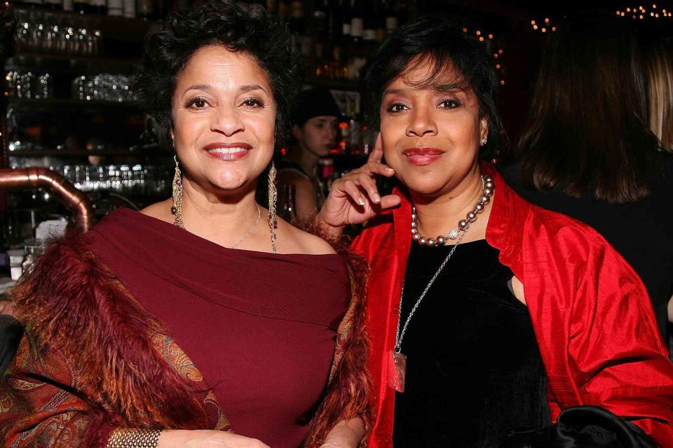 <p>Astrid Stawiarz/Getty</p> Debbie Allen and Phylicia Rashad attend the New York Magazine Oscar Viewing Party on February 24, 2008 in New York City.