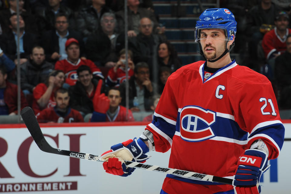 Gionta was the Canadiens' captain for four years. (Photo by Francois Lacasse/NHLI via Getty Images)