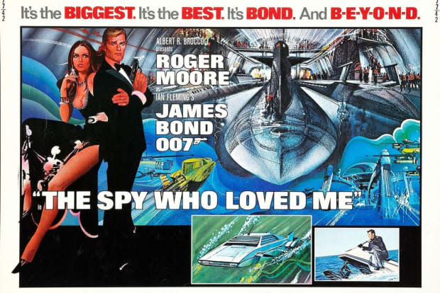 Theatrical poster for 'The Spy Who Loved Me'
