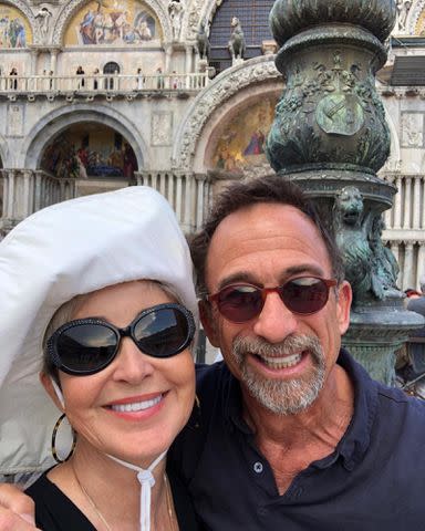 <p>Annie Potts Instagram</p> Annie Potts and James Hayman take a selfie.