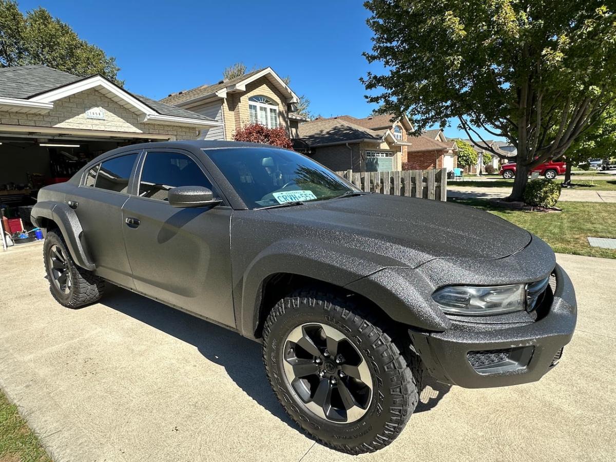 Truck-inspired Dodge Charger is turning heads, says 21-year-old who customized the car