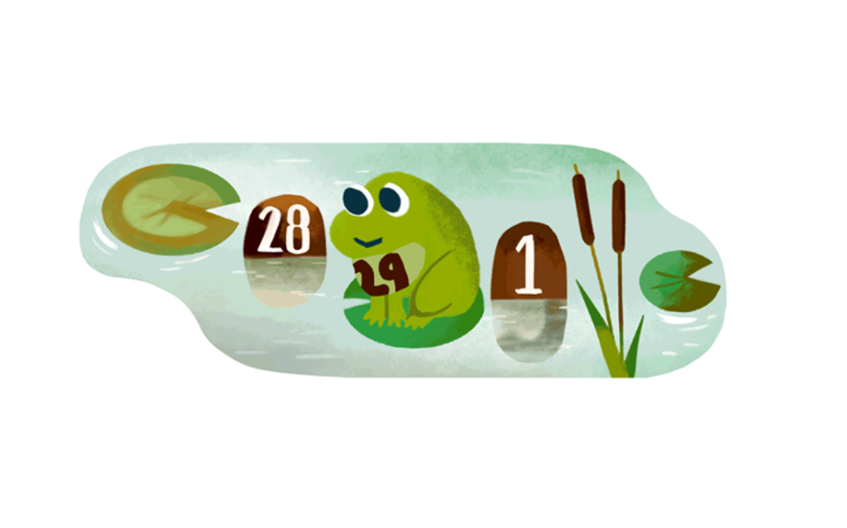 Google’s latest Doodle celebrates Leap Day  (Google Doodle)