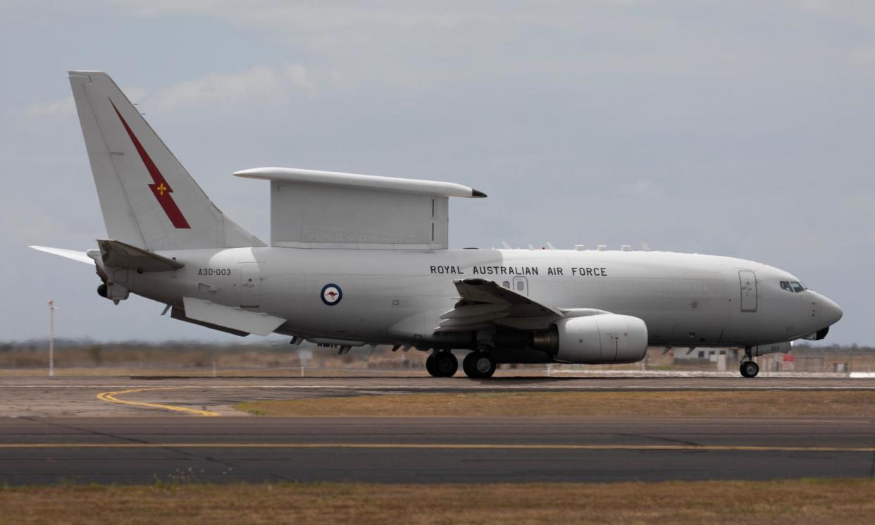 <span>Australia is briging home an E-7A Wedgetail deployed to assist Ukraine last year in response to a US request.</span><span>Photograph: CPL Brett Sherriff/Department of Defence</span>