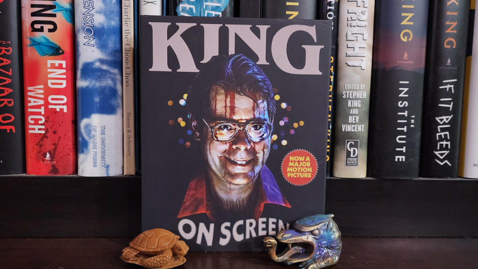 Stephen King King On Screen Blu-ray and turtle and Can-tah figures