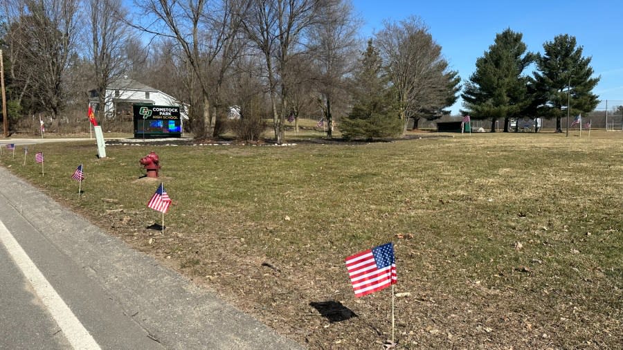 A memorial service held for Capt. Miguel Nava, a U.S. Marine from Comstock Park who was killed in a helicopter crash. (March 3, 2024)