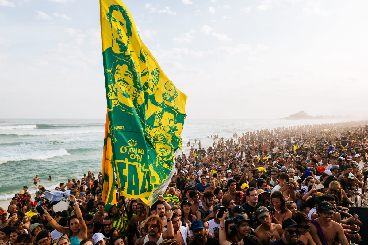 Crowd at the 2024 VIVO Rio Pro <p>Diz/WSL</p>