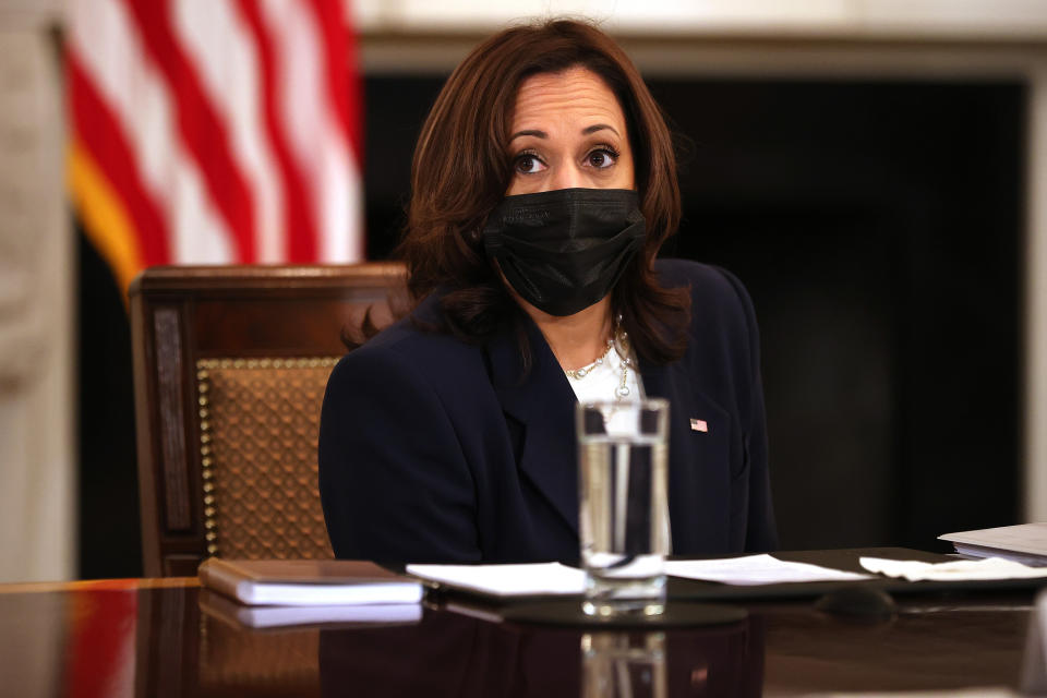 Vice President Kamala Harris will be overseeing the Biden administration's diplomatic efforts around the Northern Triangle countries.  (Photo: Chip Somodevilla/Getty Images)