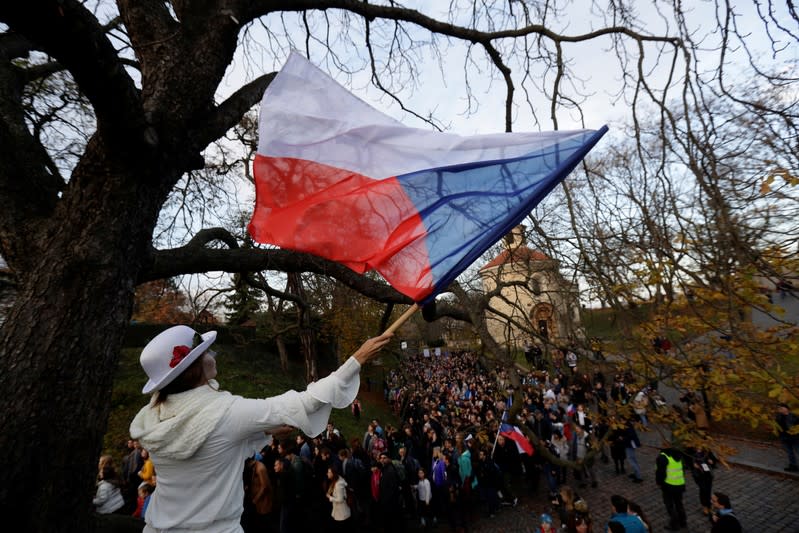 30th anniversary of the 1989 Velvet Revolution in Prague