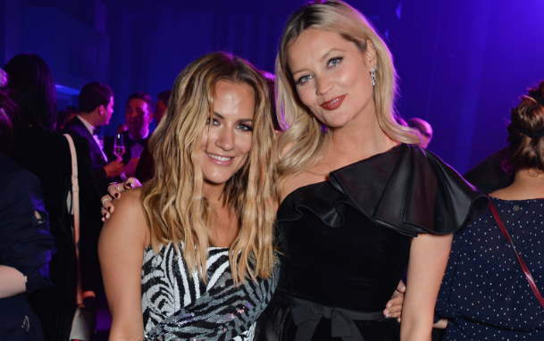Caroline Flack (L) and Laura Whitmore attend the GQ Men of the Year Awards 2018 in association with HUGO BOSS at Tate Modern on September 5, 2018 in London, England.