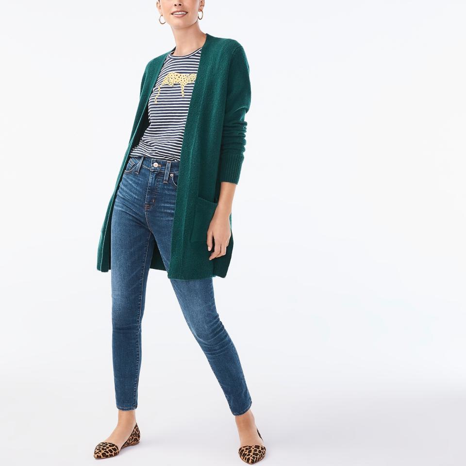 Open-front cardigan. (Photo: J. Crew)