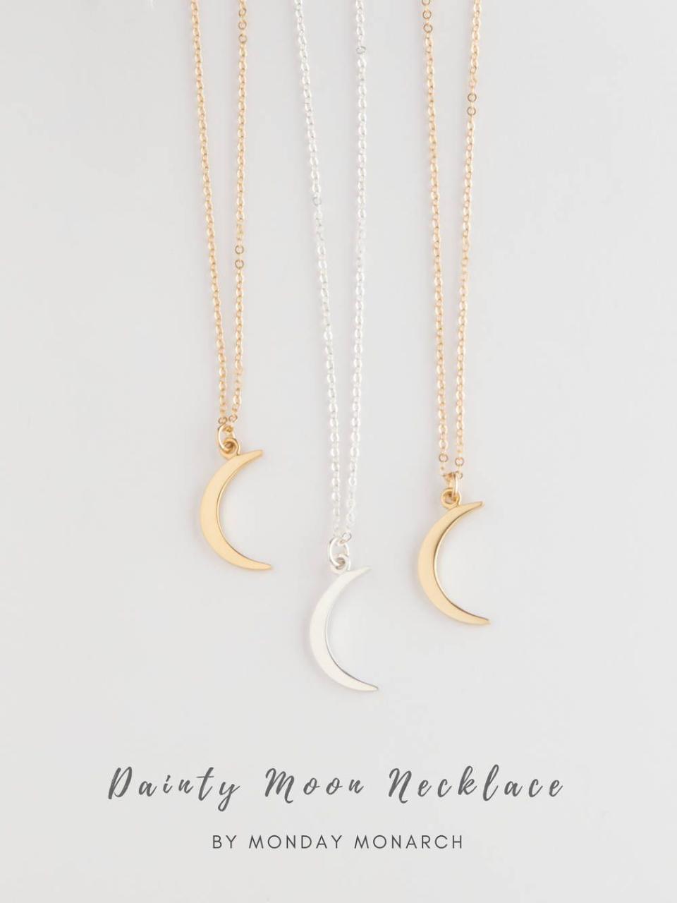 Rebecca's Crescent Moon Necklace