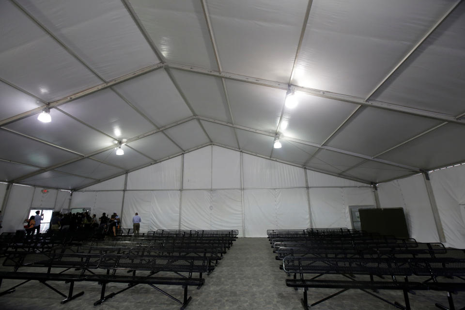 A view of the U.S. Customs and Border Protection (CBP) temporary holding facilities in El Paso, Texas, U.S., May 2, 2019. (Photo: Jose Luis Gonzalez/Reuters)