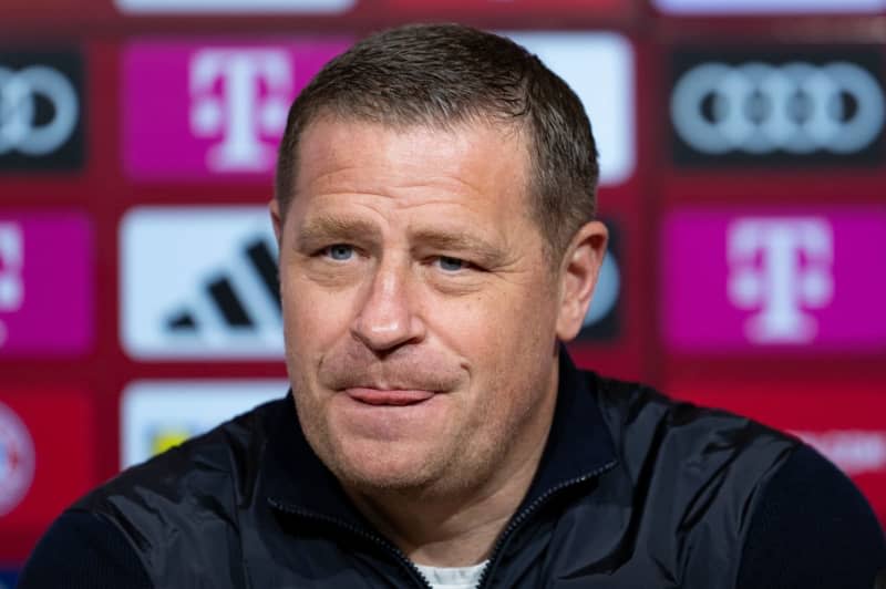 Max Eberl, new Chief Sports Officer of FC Bayern Munich, takes part in a press conference at the Allianz Arena. Eberl will become the new Chief Sports Officer at FC Bayern Munich from March. Sven Hoppe/dpa