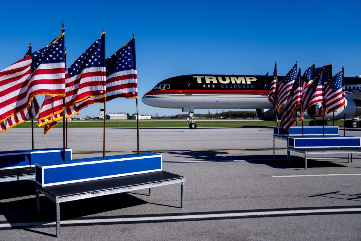 Trump's plane makes emergency landing, ahead of Montana rally