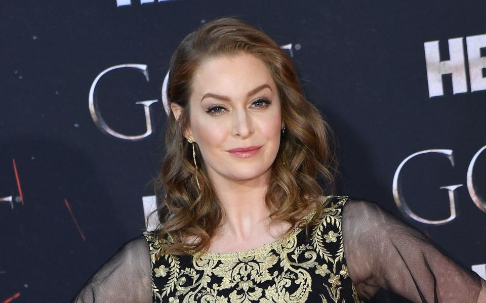 British actress Esme Bianco arrives for the "Game of Thrones" eighth and final season premiere at Radio City Music Hall on April 3, 2019, in New York.