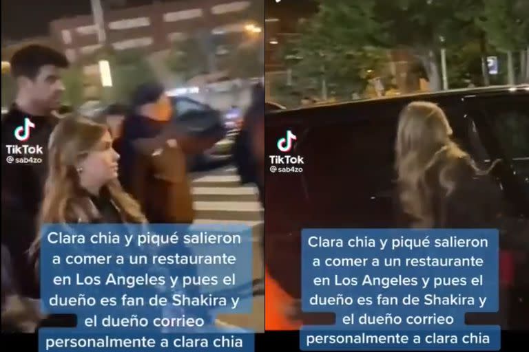 El video que afirma que Clara Chía Martí y Piqué no pudieron ingresar a un restaurant porque su dueño es fan de Shakira