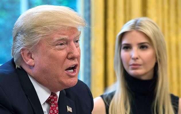 Ivanka takes more after her former model mum than her dad, Donald. Photo: Getty