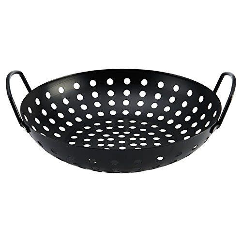 6) Sabatier BBQ Non-Stick Carbon Steel Wok