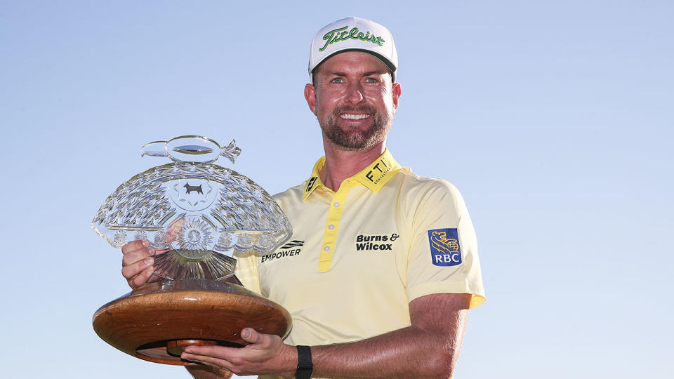 Webb Simpson won the Phoenix Open in a play-off. Pic: Getty