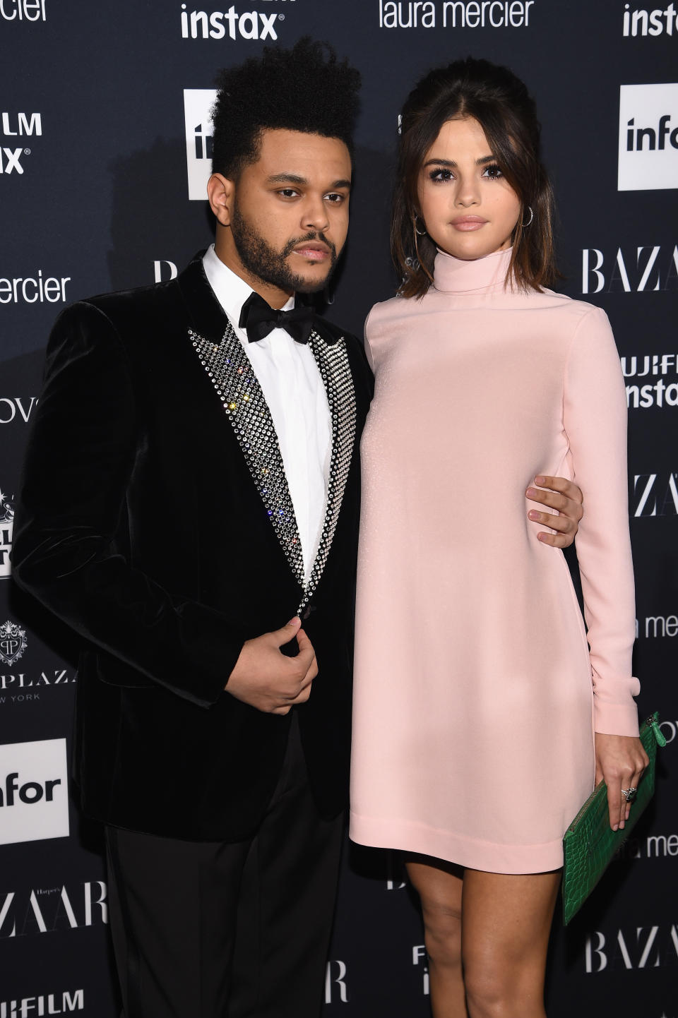 The Weeknd and Selena Gomez pictured in September 2017. (Photo: Dimitrios Kambouris via Getty Images)