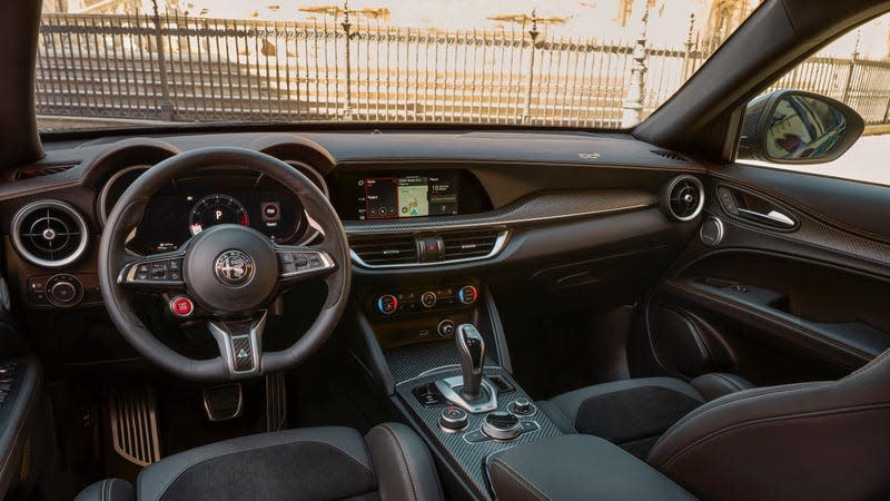 100th Anniversary Alfa Romeo Stelvio Quadrifoglio interior