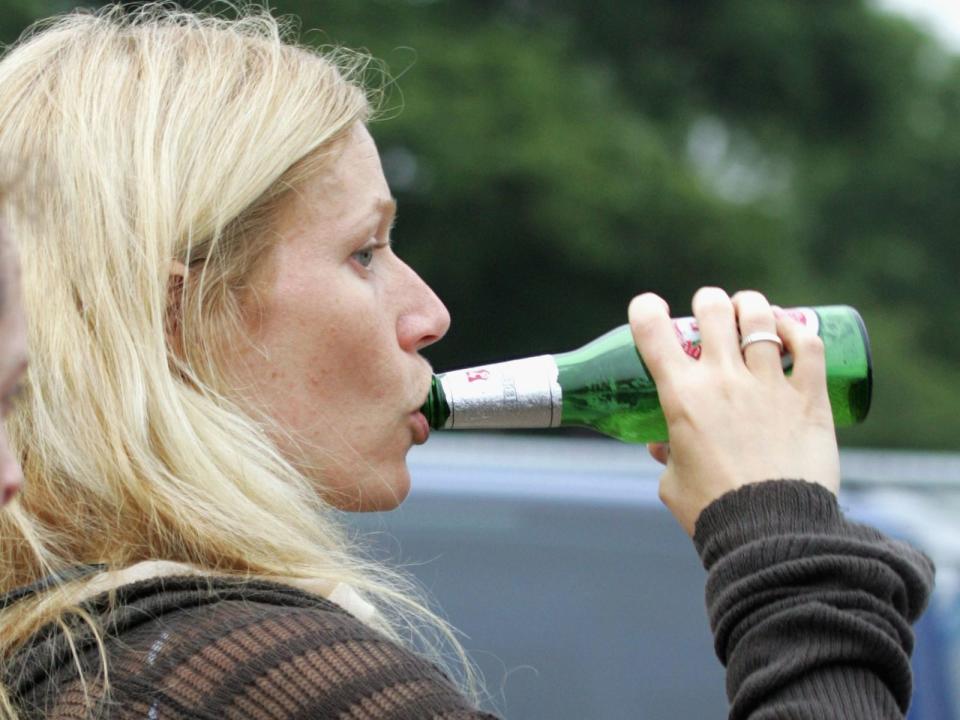 Gwyneth Paltrow auf dem Glastonbury-Festival 2005. (Bild: Matt Cardy/Getty Images)