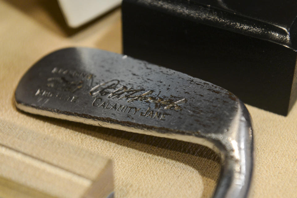 Close up of a Calamity Jane putter