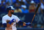 <p>Over the weekend Jose Bautista got married to Neisha Croyle in Florida. Here’s a taste of the lavish ceremony. (Vaughn Ridley/Getty Images) </p>