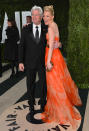 Richard Gere (L) and Elizabeth Banks arrive at the 2013 Vanity Fair Oscar Party hosted by Graydon Carter at Sunset Tower on February 24, 2013 in West Hollywood, California.