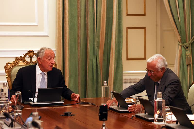 Portugal's President Marcelo Rebelo de Sousa meets with the Council of State, in Lisbon
