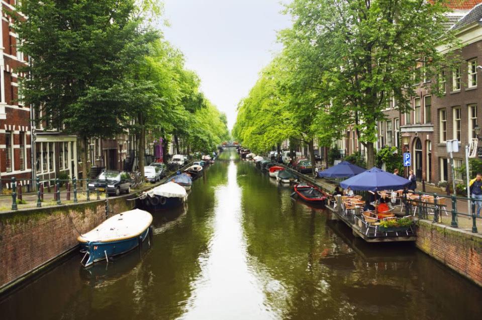 One of Amsterdam's postcard-perfect canals