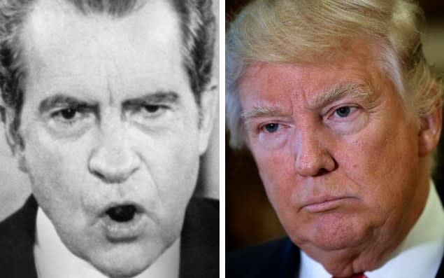 Parallel presidencies?: Richard Nixon and Donald Trump