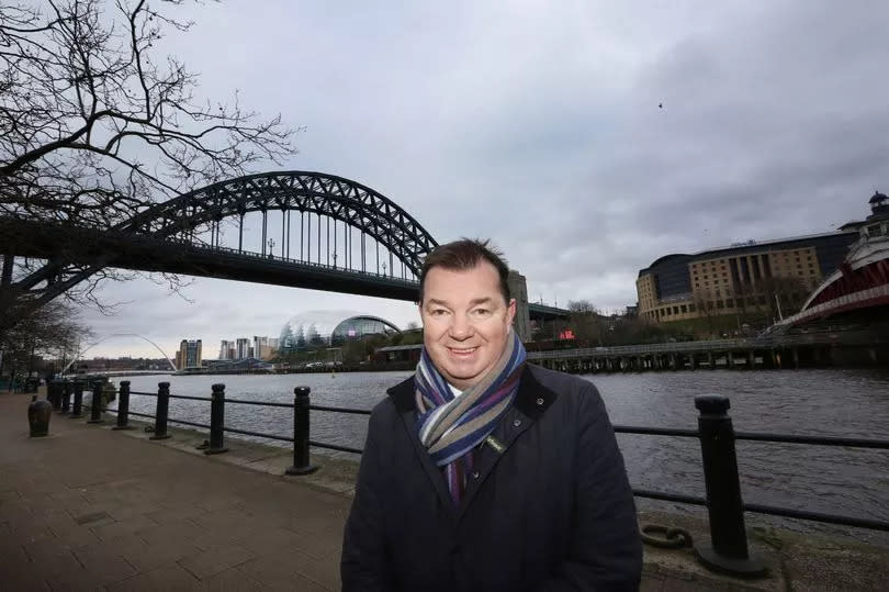 Road minister Guy Opperman in Newcastle