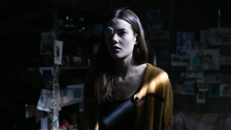 Mireia Oriol leads the cast of horror-mystery series The Girl Next Door. (Netflix)