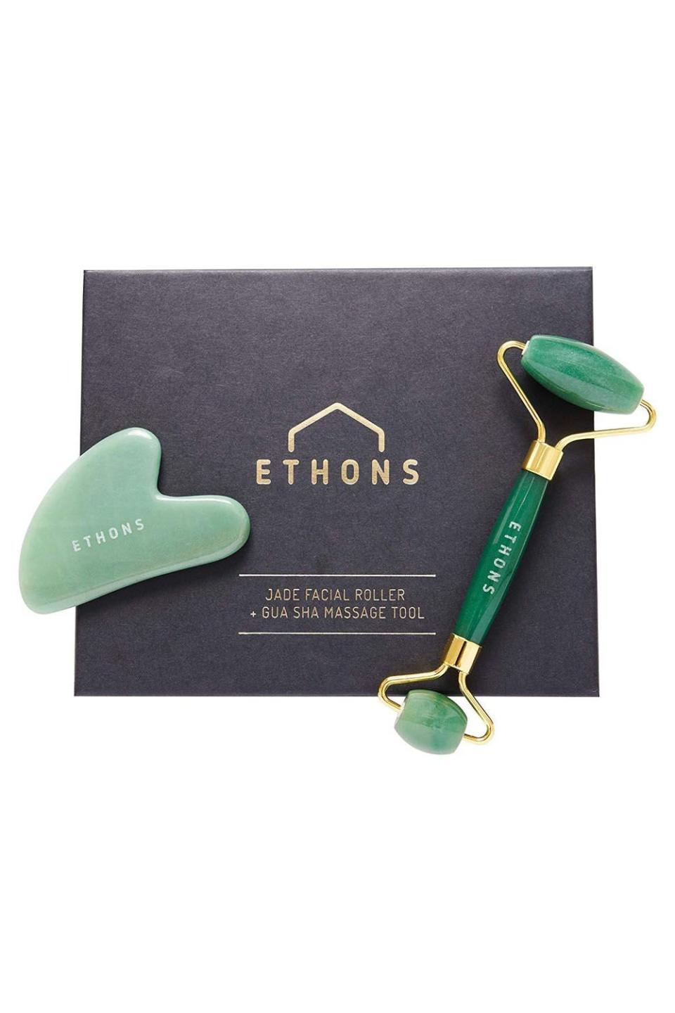 11) Ethons Jade Roller & Gua Sha