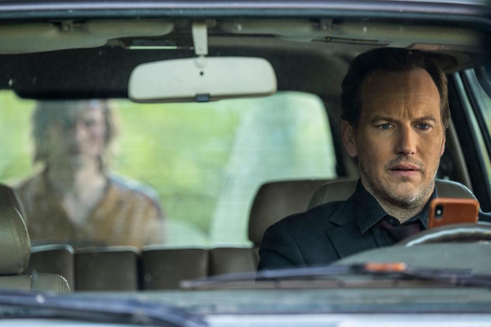 Josh Lambert (Patrick Wilson) is haunted again by spirits from The Further in the new horror film "Insidious: The Red Door."