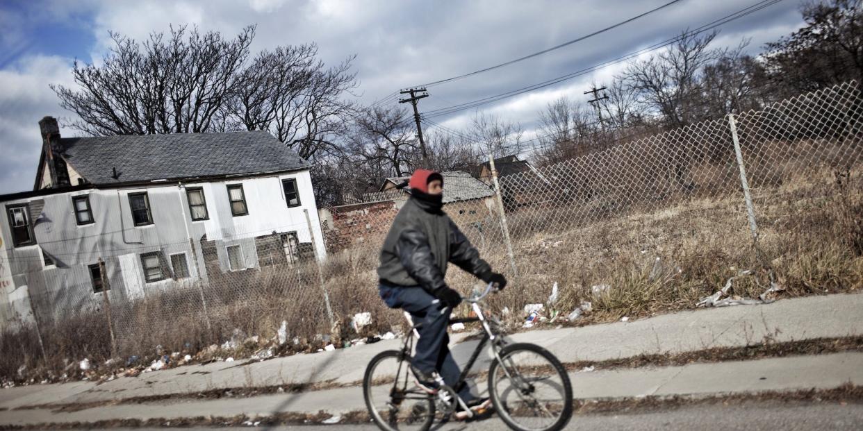 East side of Detroit, Michigan.