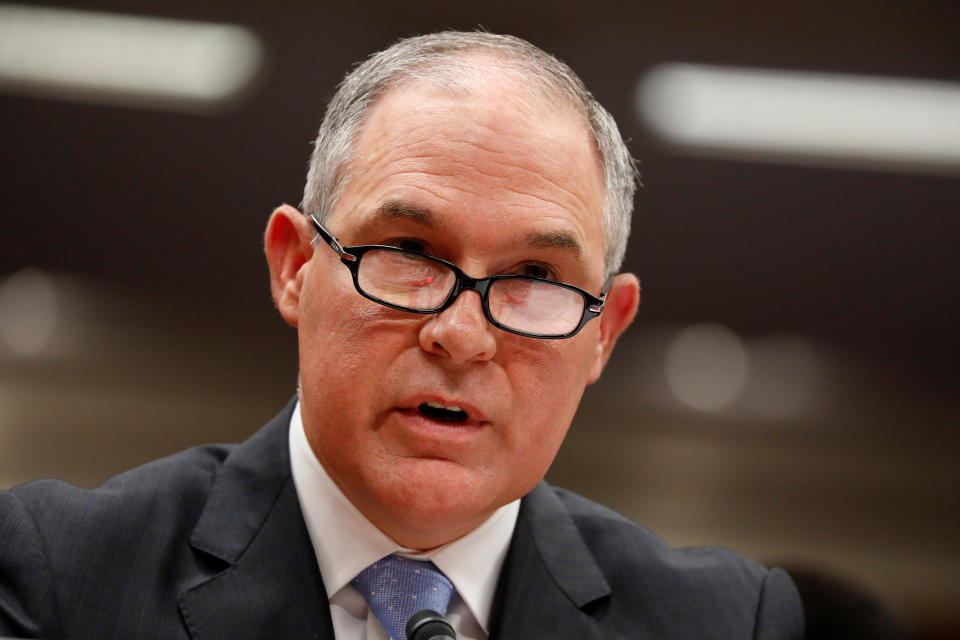 EPA chief Scott Pruitt has long favored industry over environmental and public health advocates.&nbsp; (Photo: Aaron Bernstein/Reuters)