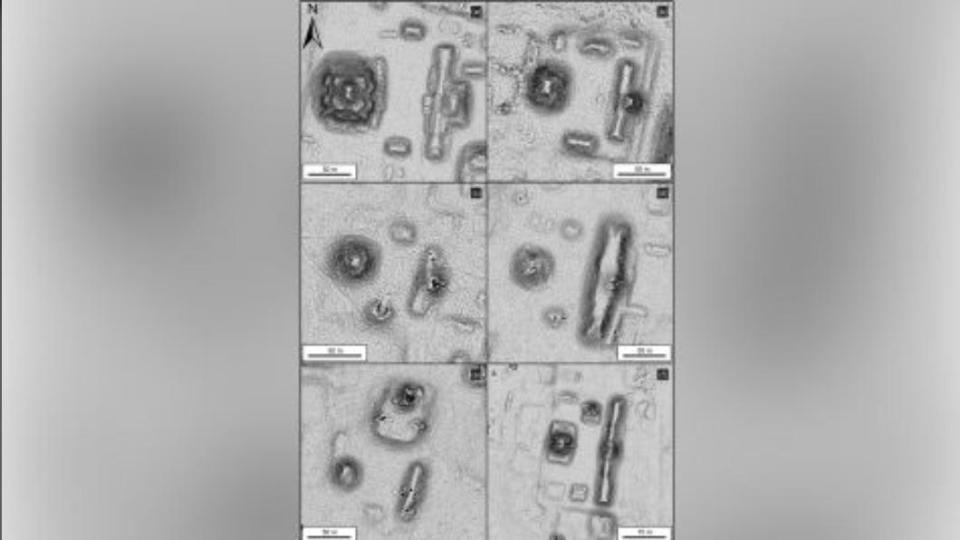 科學家也找到了金字塔、球場，和水庫、水壩、灌溉渠等水利工程。（圖／翻攝自《CNN》）