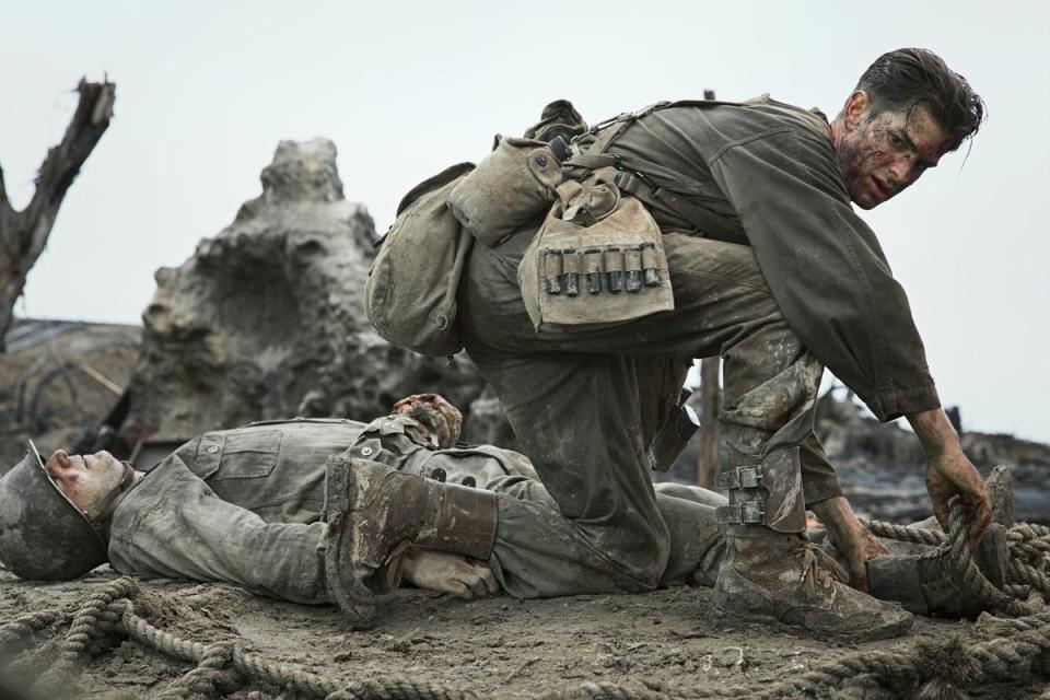 Screenshot from "Hacksaw Ridge"