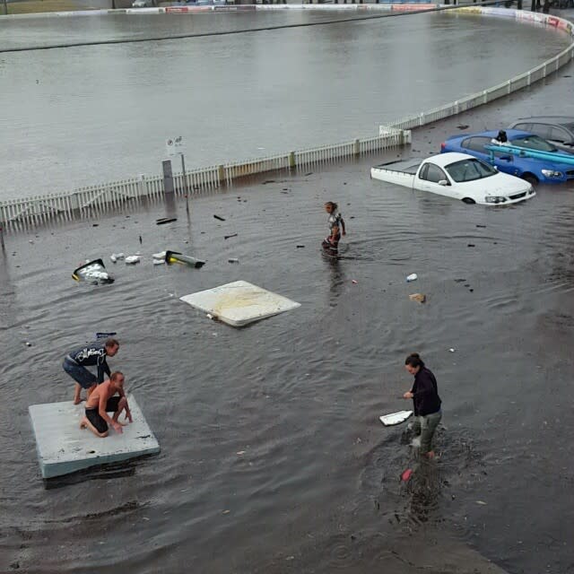 Trail of devastation after severe storm thrashes Sydney