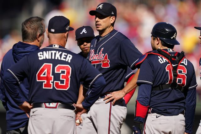 Charlie Morton adds gutty effort to his October legacy, but how will Braves  replace atlanta braves jersey xl blue him? Atlanta Braves Jerseys ,MLB  Store, Braves Apparel, Baseball Jerseys, Hats, MLB Braves