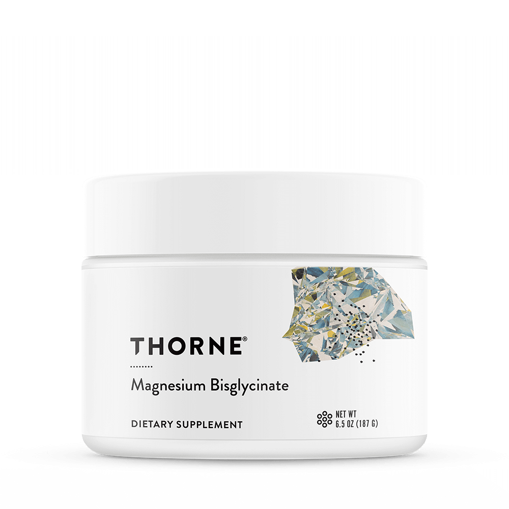 <p><a href="https://www.thorne.com/products/dp/magnesium-bisglycinate" rel="nofollow noopener" target="_blank" data-ylk="slk:Shop Now;elm:context_link;itc:0;sec:content-canvas" class="link rapid-noclick-resp">Shop Now</a></p><p>Magnesium Bisglycinate</p><p>thorne.com</p><p>$48.00</p><span class="copyright">Thorne</span>